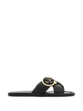 Black Slip-on Flats 1