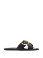 Black Slip-on Flats 1
