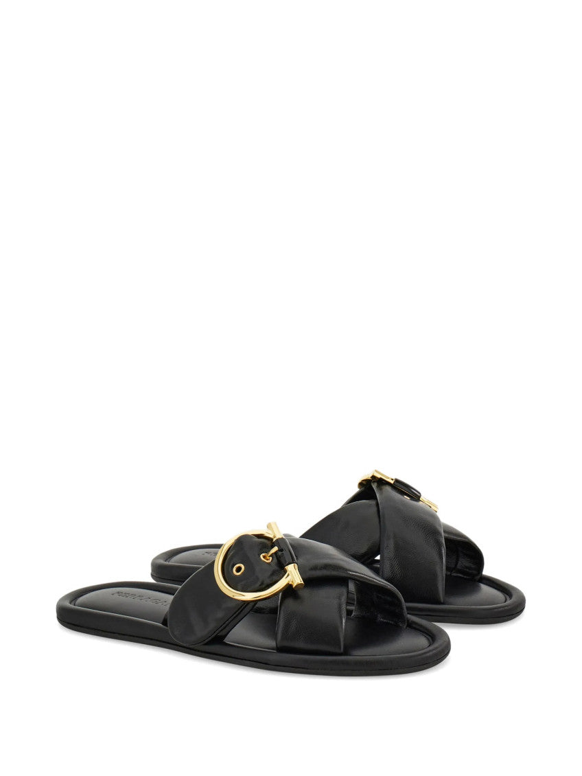 Black Slip-on Flats 2