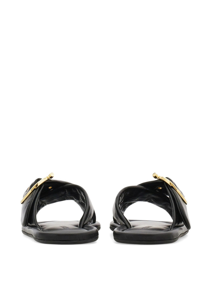 Black Slip-on Flats 3