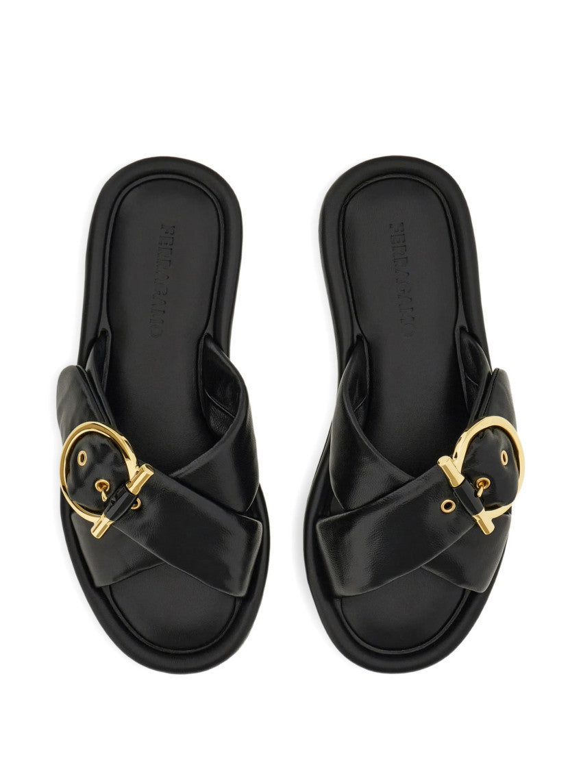 Black Slip-on Flats 4