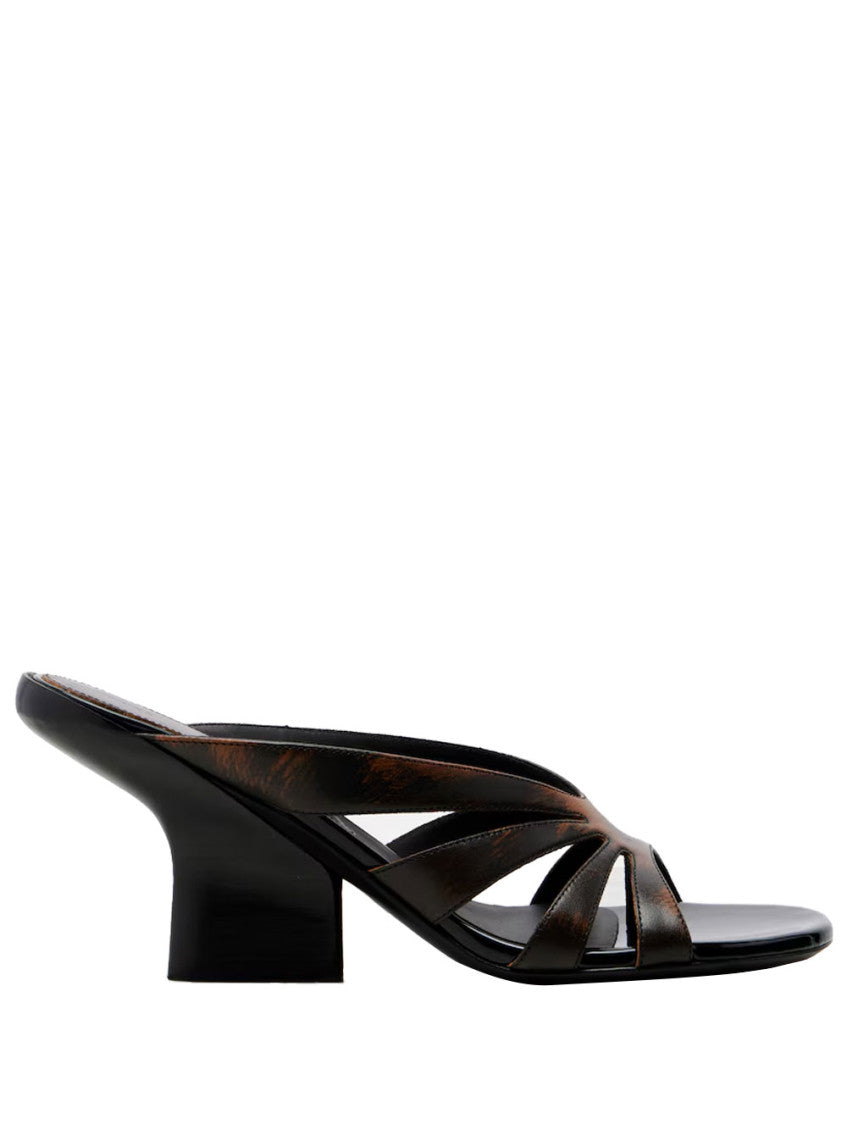Brown Slip-on Heels 1