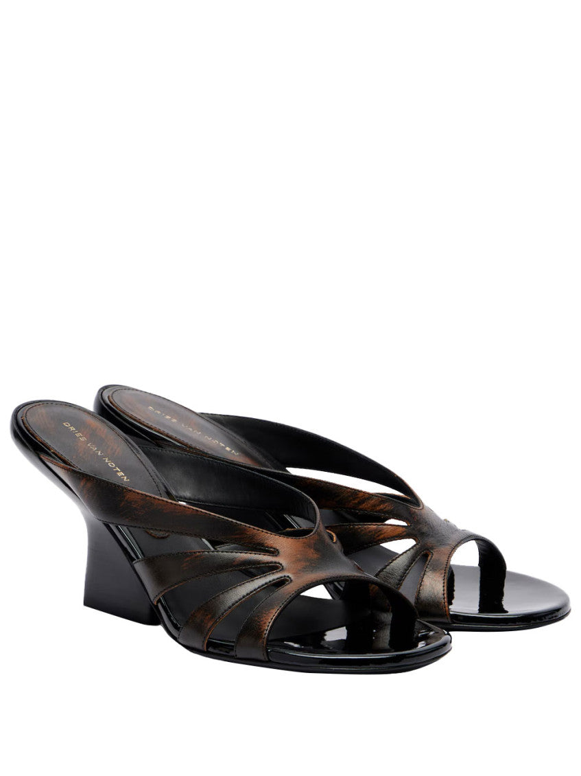 Brown Slip-on Heels 2