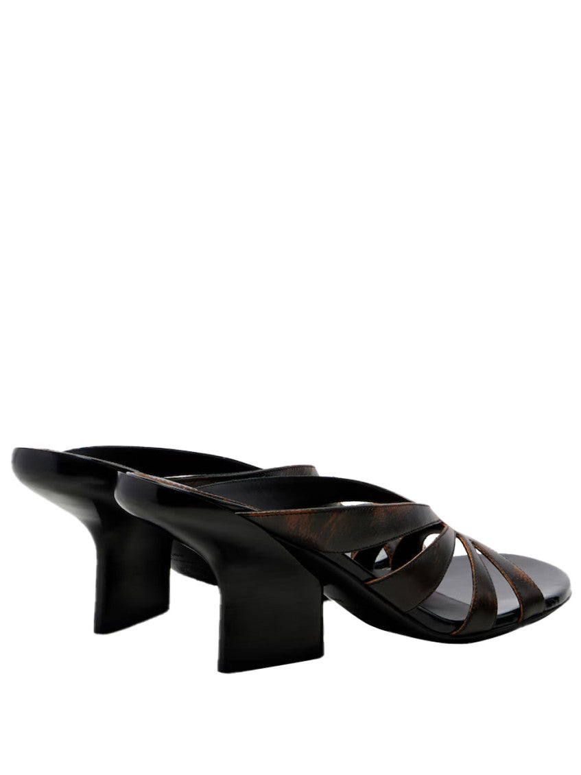 Brown Slip-on Heels 3