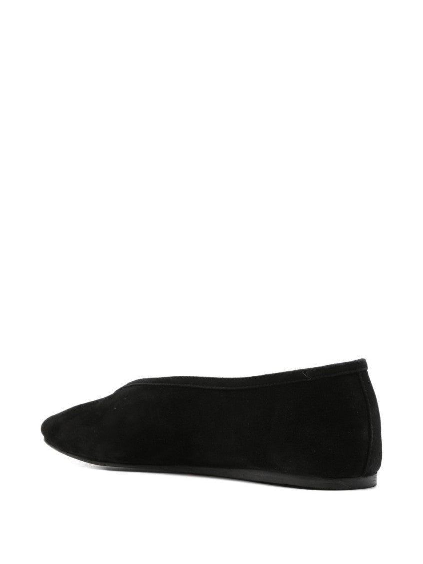 Black Suede Ballet Flats 3