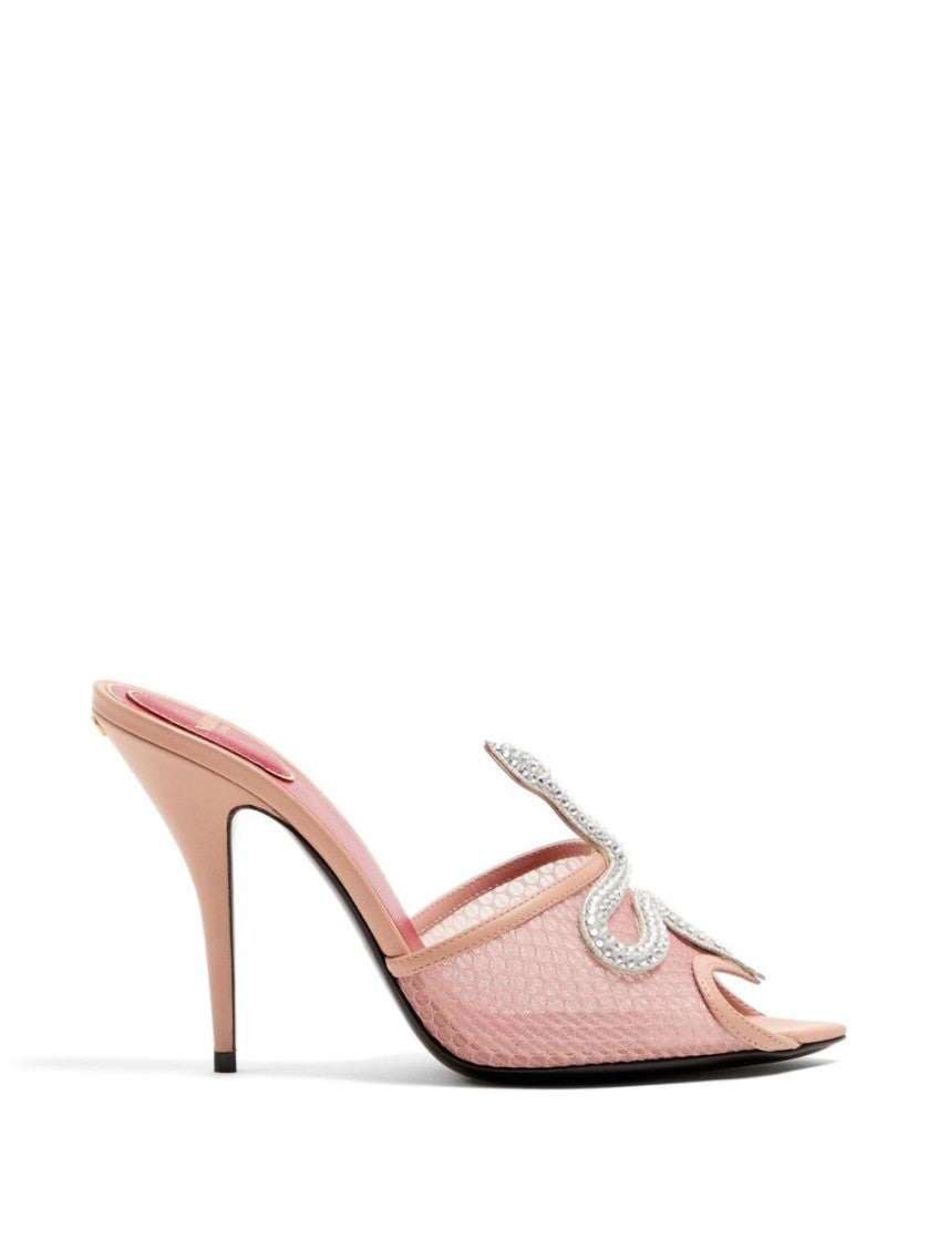 Pink Slip-on Heels 1