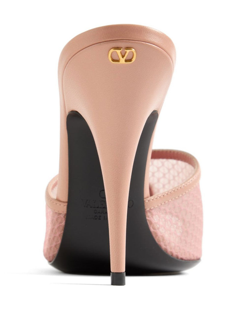 Pink Slip-on Heels 2