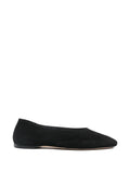 Black Suede Ballet Flats 1