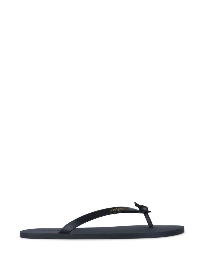 Black Logo Slippers 1