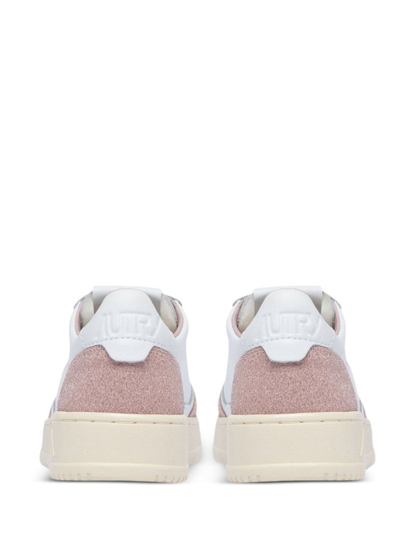Pink Medialist Leather Sneakers 3