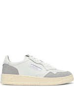 Grey Medialist Leather Sneakers 1