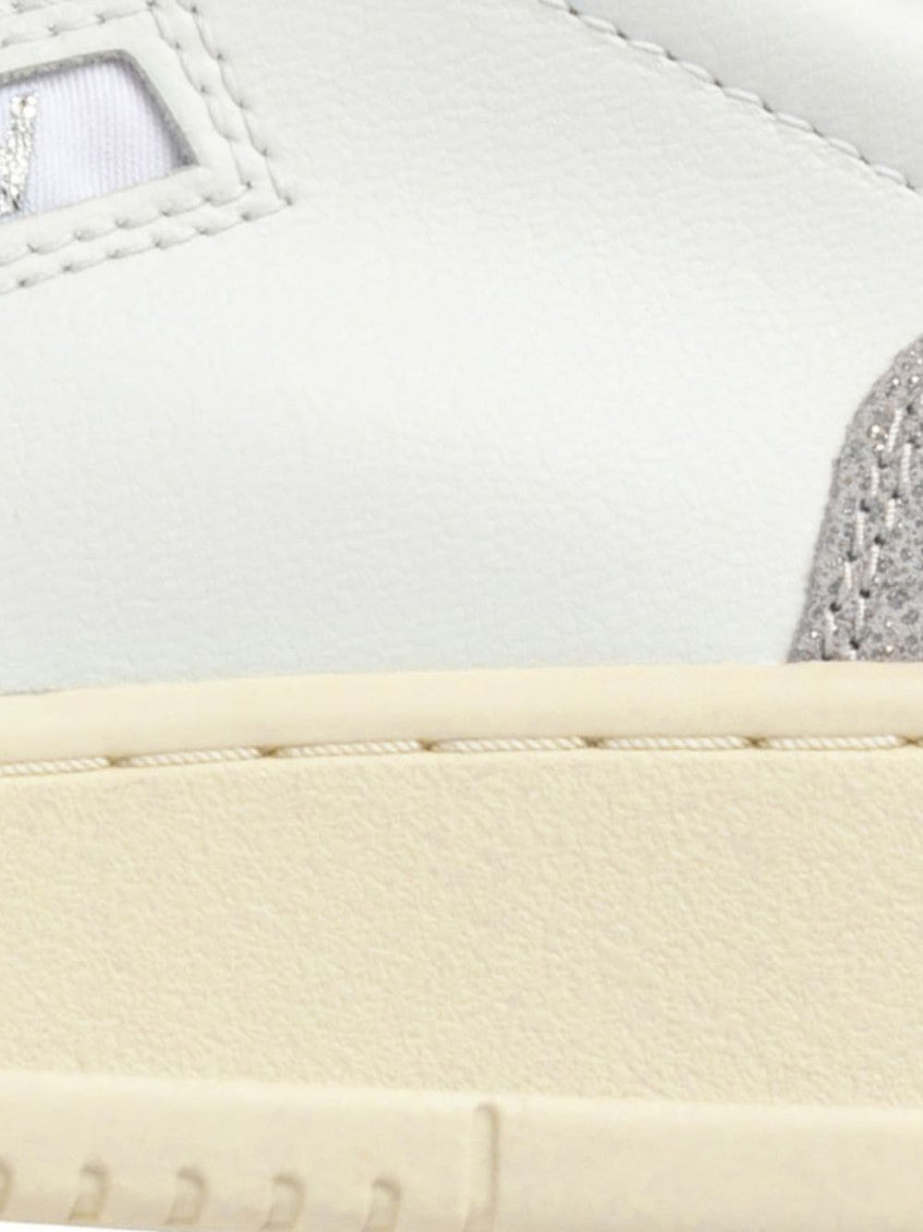 Grey Medialist Leather Sneakers 2