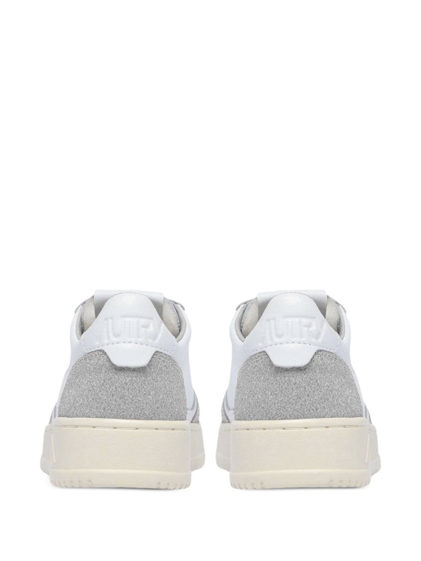 Grey Medialist Leather Sneakers 3