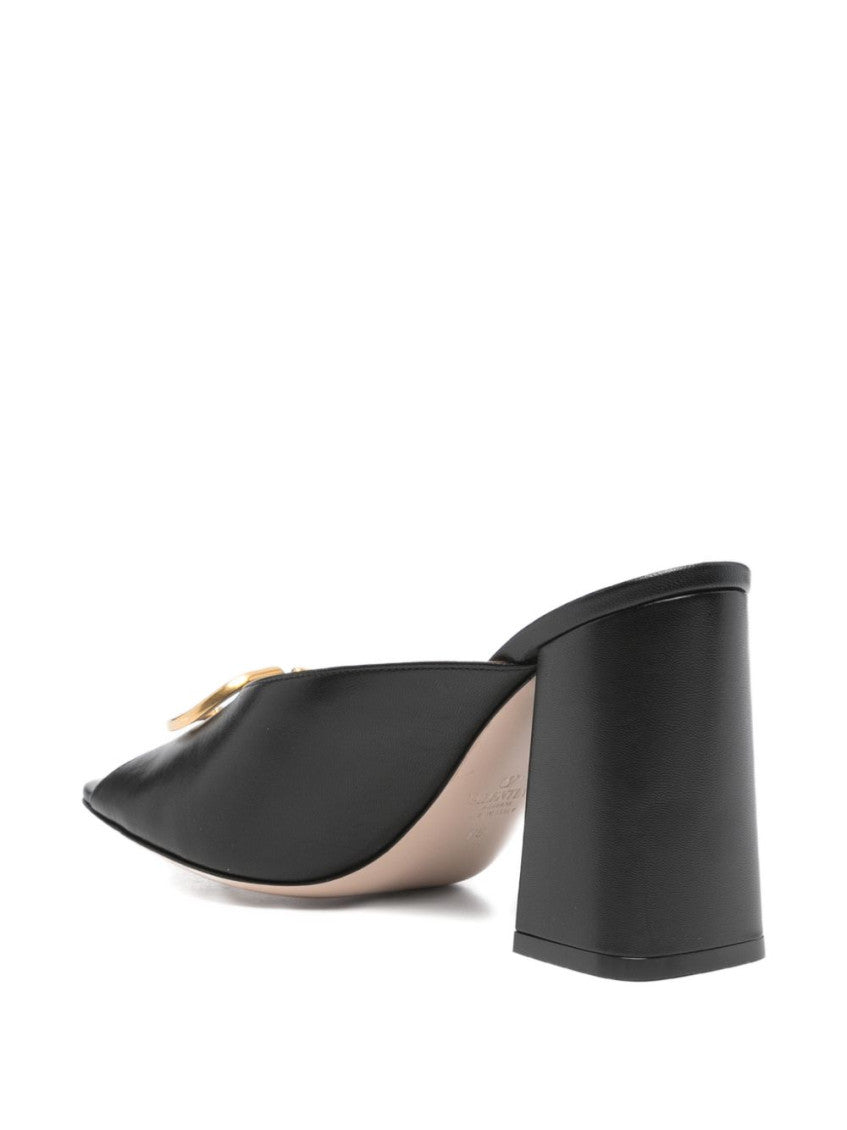 Black Logo Signature Heels 2
