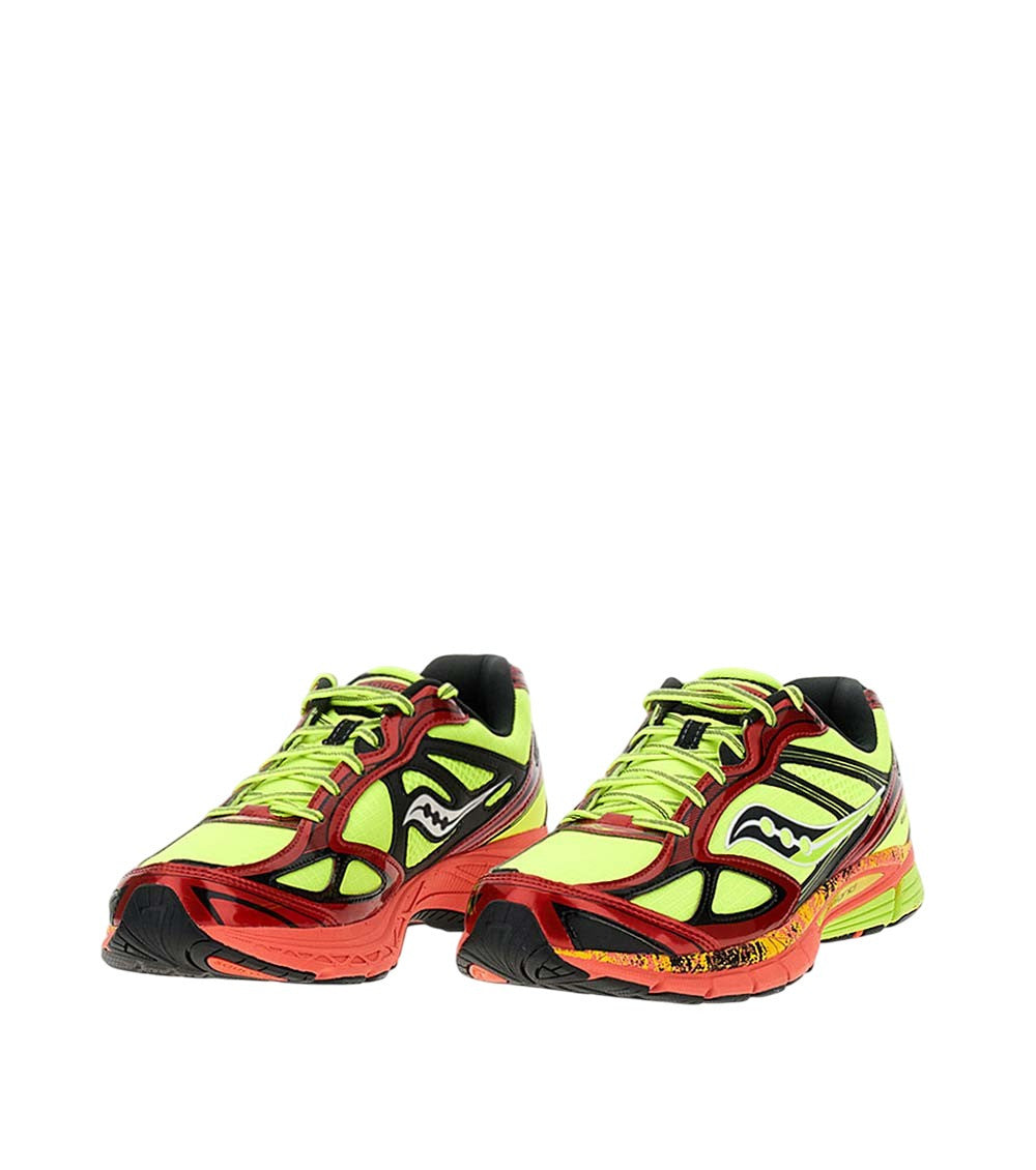 Yellow Color-block Sneakers 2
