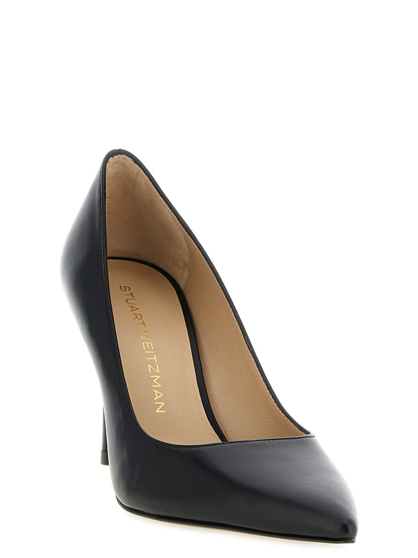 Black Solid Pointed Toe 2