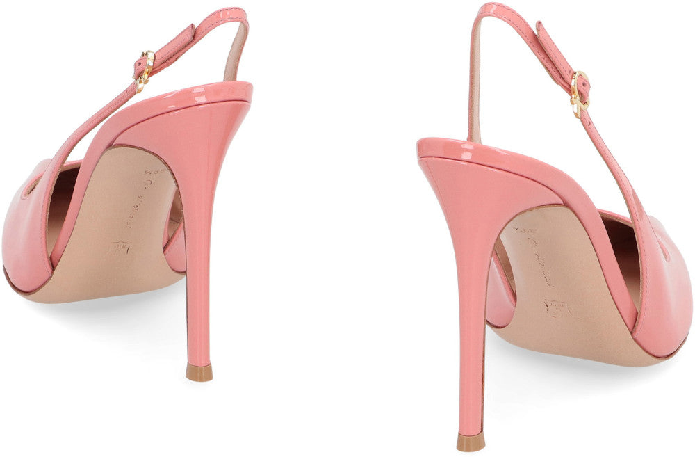Pink Solid Pointed Toe Pumps 4