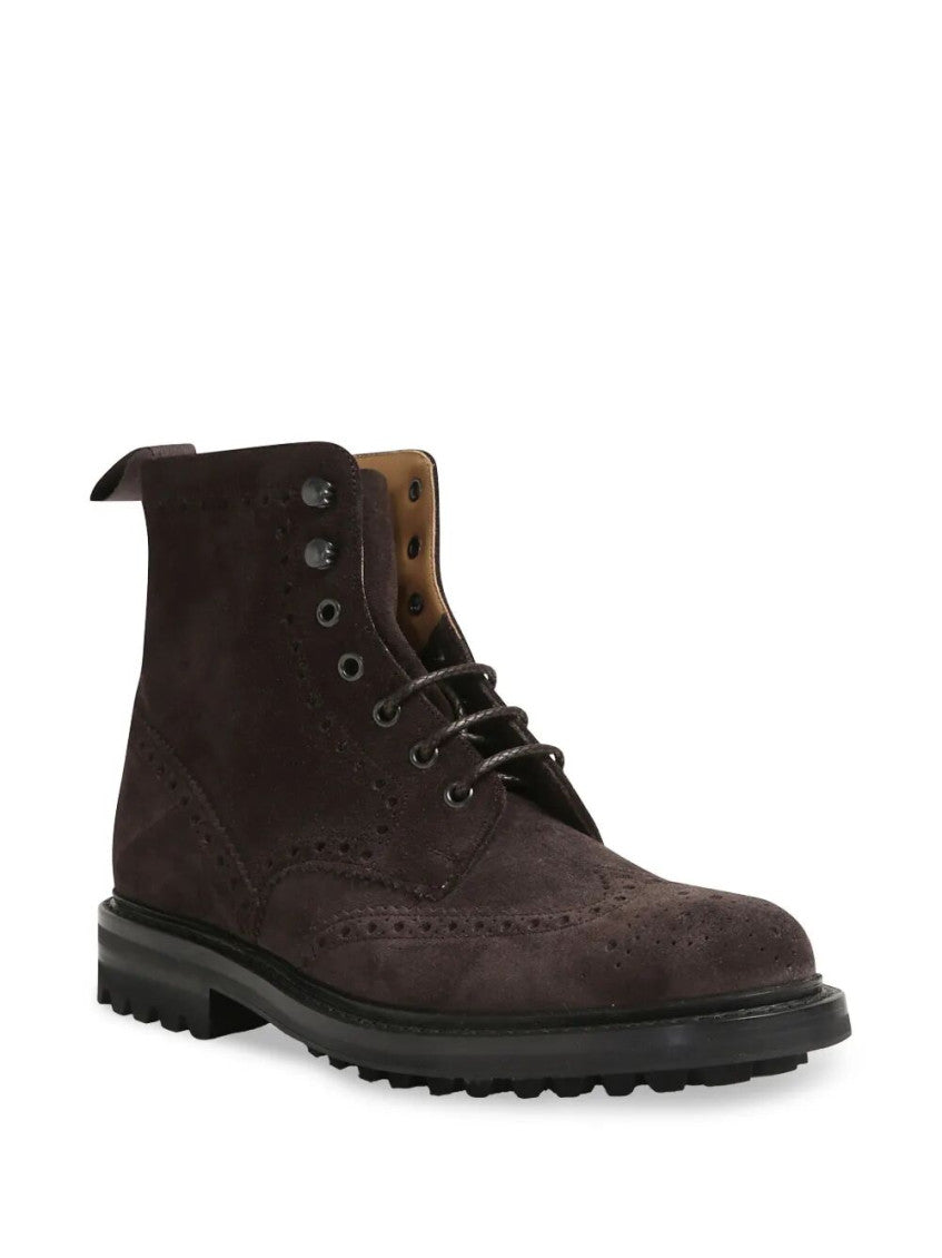 Dark Brown Suede Ankle Boots 2