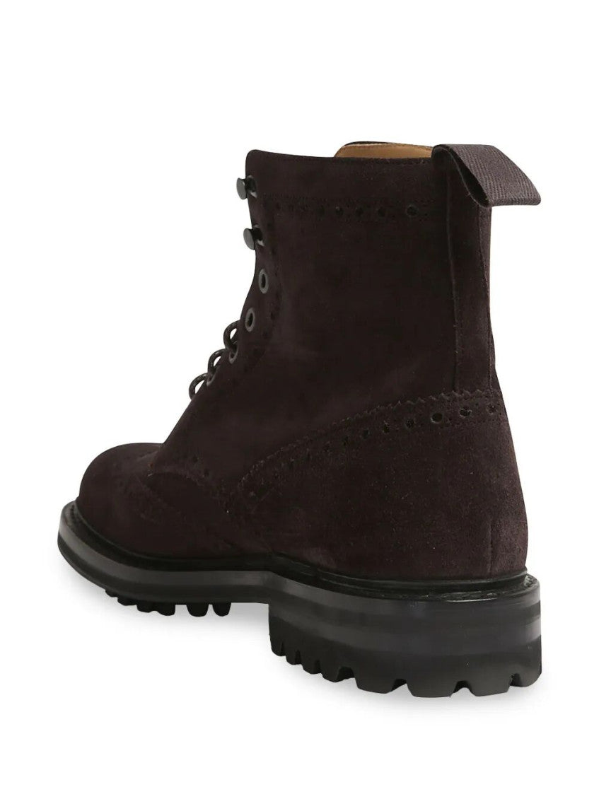 Dark Brown Suede Ankle Boots 3