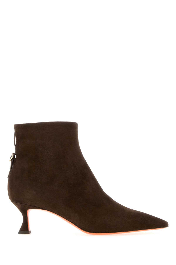 Brown Solid Giulie Boots 1