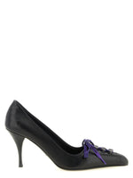 Black Lace-Up Pumps 1