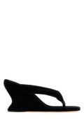 Black Suede Wedges 1