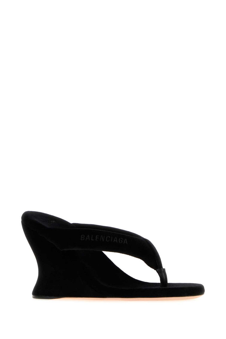 Black Suede Wedges 2