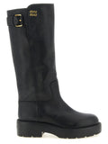 Black Logo Boots 1