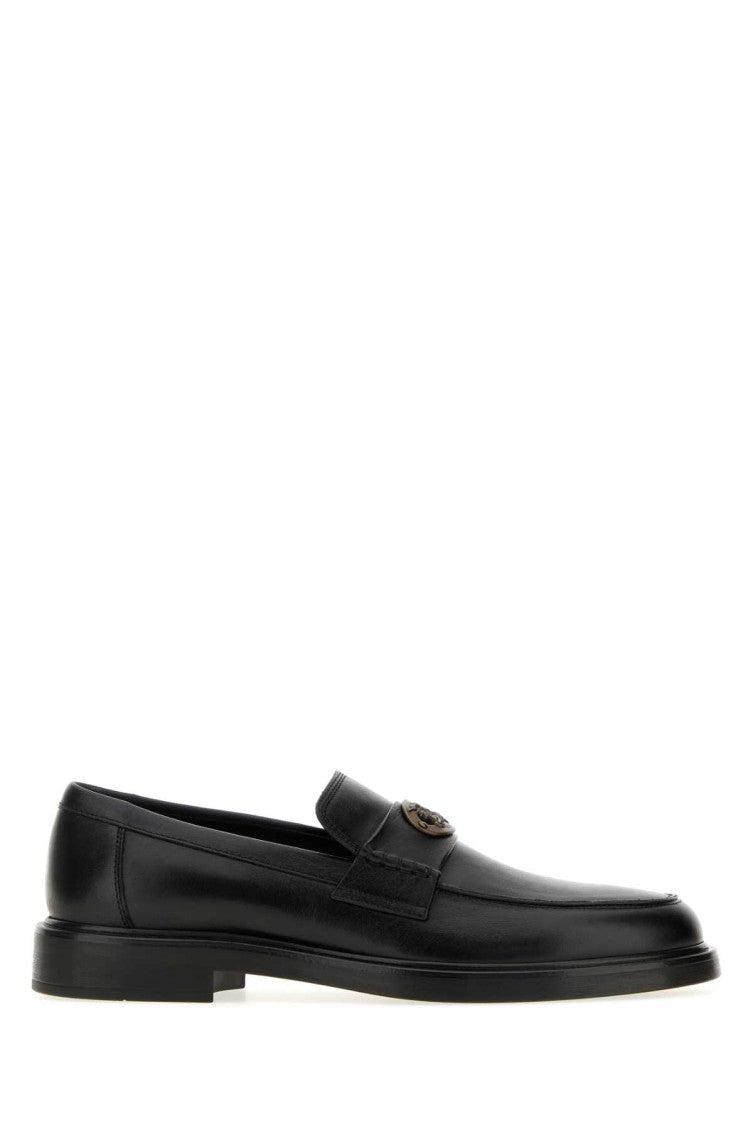 Black Slip On Loafers 1