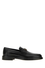 Black Slip On Loafers 1