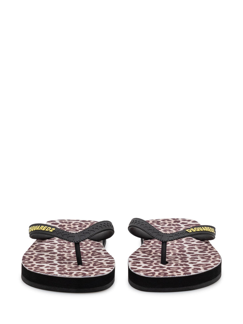 Black Logo Slippers 2