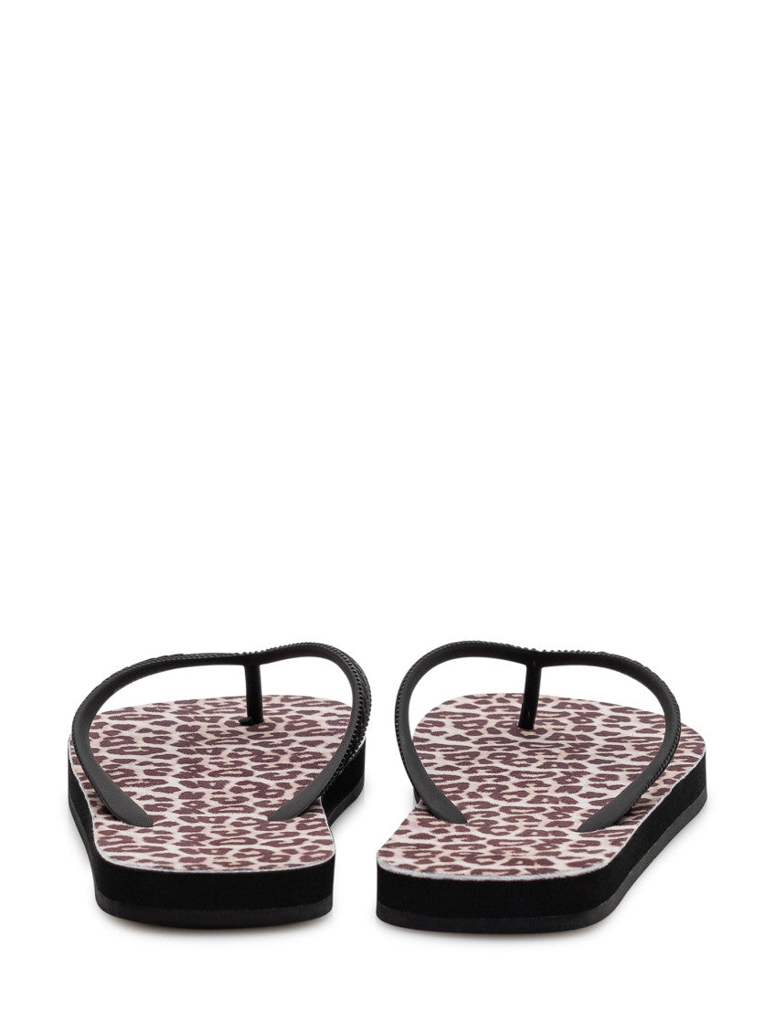 Black Logo Slippers 3