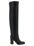 Black Solid Glove Boots 1