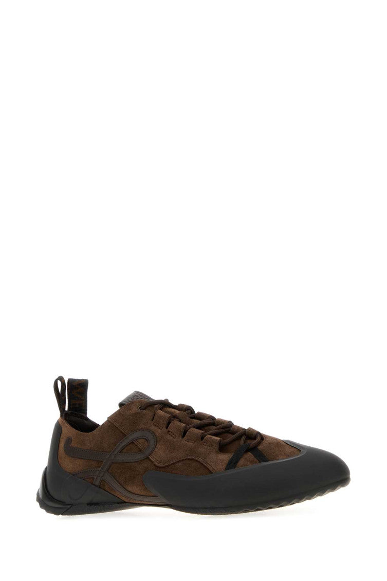 Dark Brown Lace-up Sneakers 2