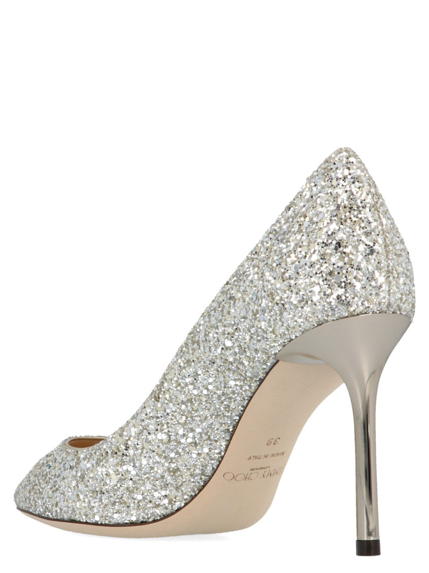 Silver Embellished Pumps 2