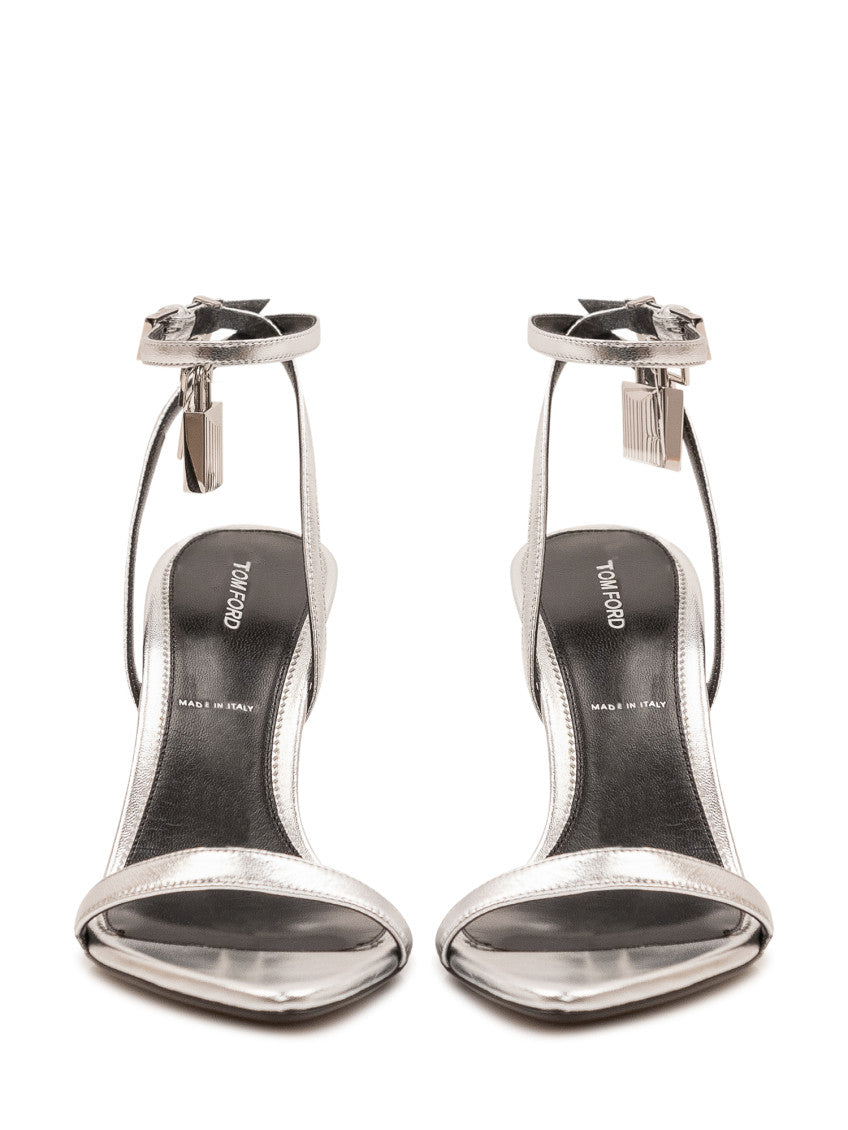 Silver Ankle-strap Heels 2