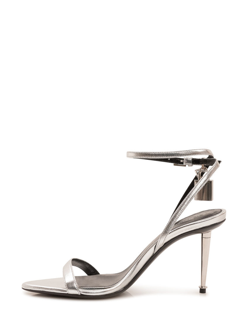 Silver Ankle-strap Heels 4