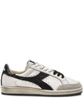White Color-Block Prestige Sneakers 1