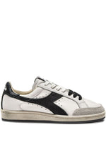 White Color-Block Prestige Sneakers 1