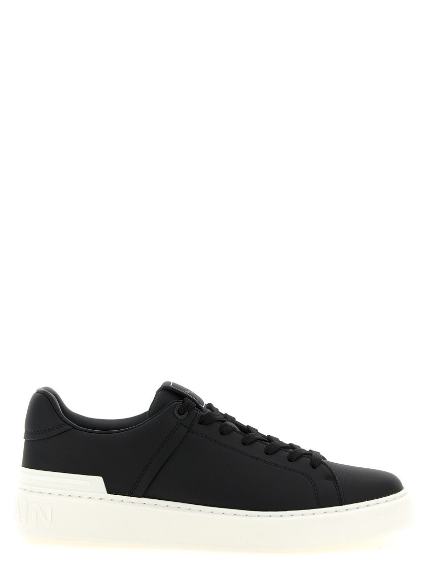 BlackWhite Logo Sneakers 1