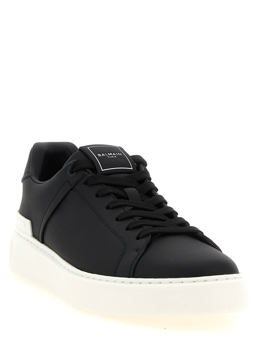 BlackWhite Logo Sneakers 2