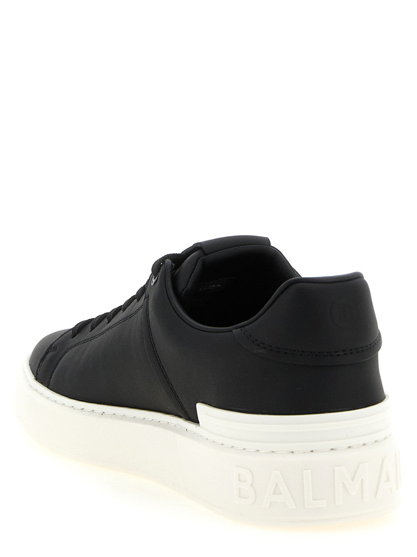 BlackWhite Logo Sneakers 3