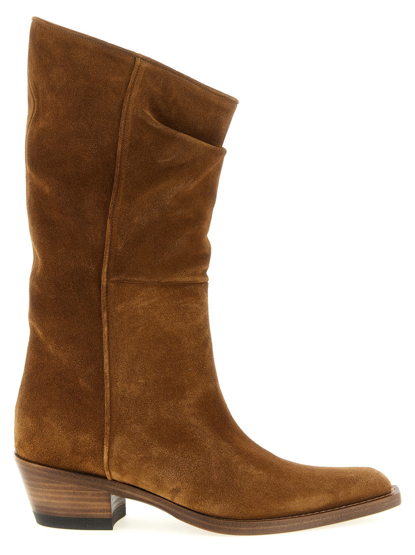 Brown Suede Clive Boots 1