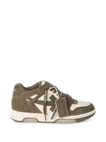 Brown Color-Block Sneakers 1