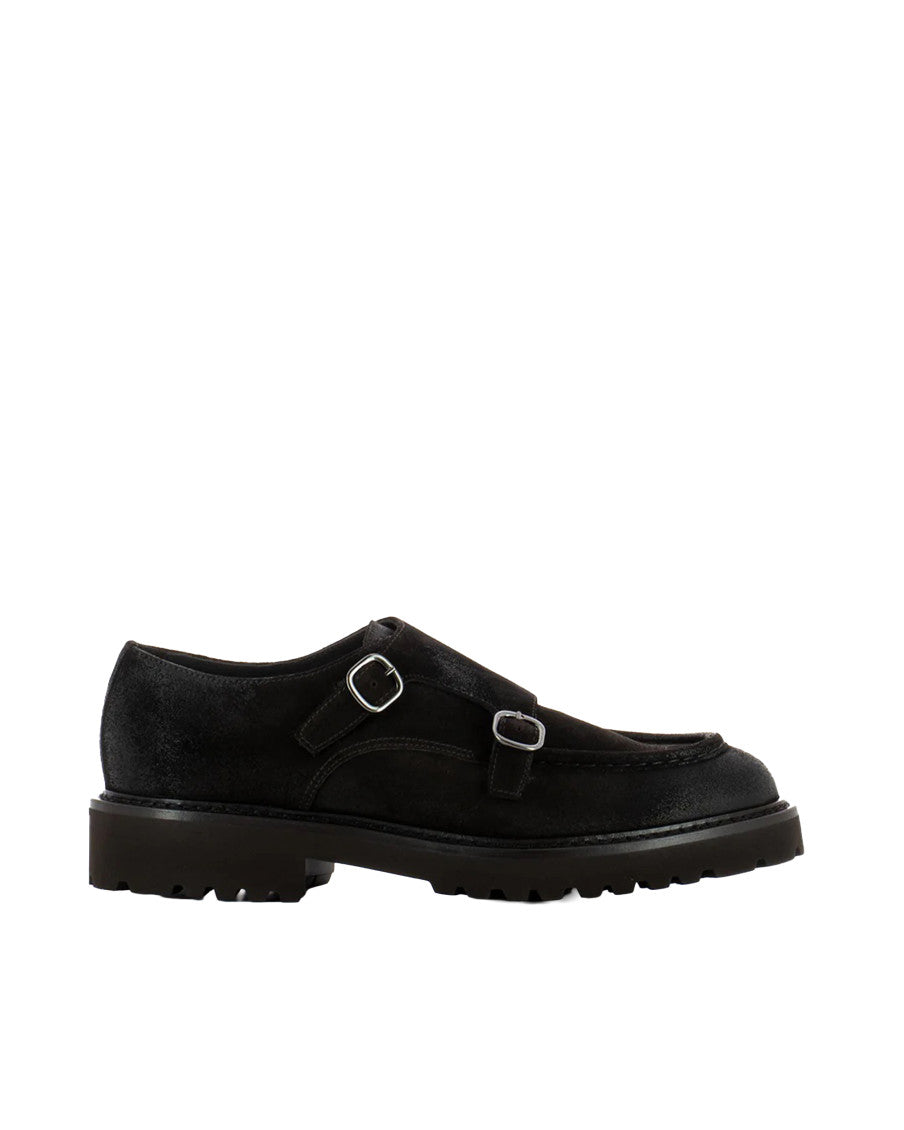 Black Solid Dress Shoes 1