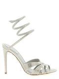 Silver Embellished Dania Heels 1