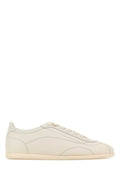 Ivory Leather Sneakers 1