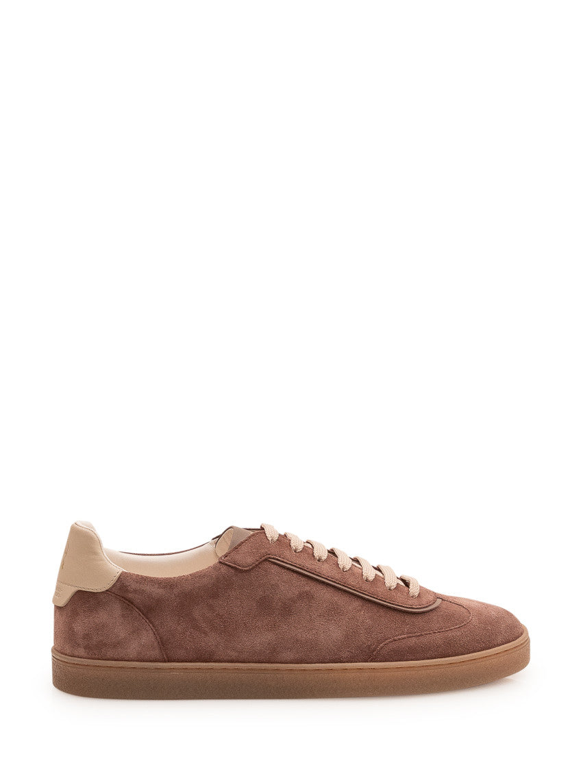 Brown Lace-up Sneakers 1
