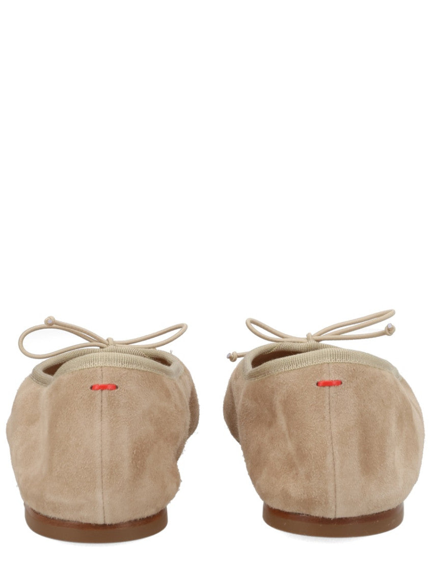 Beige Bow Ballet Flats 5