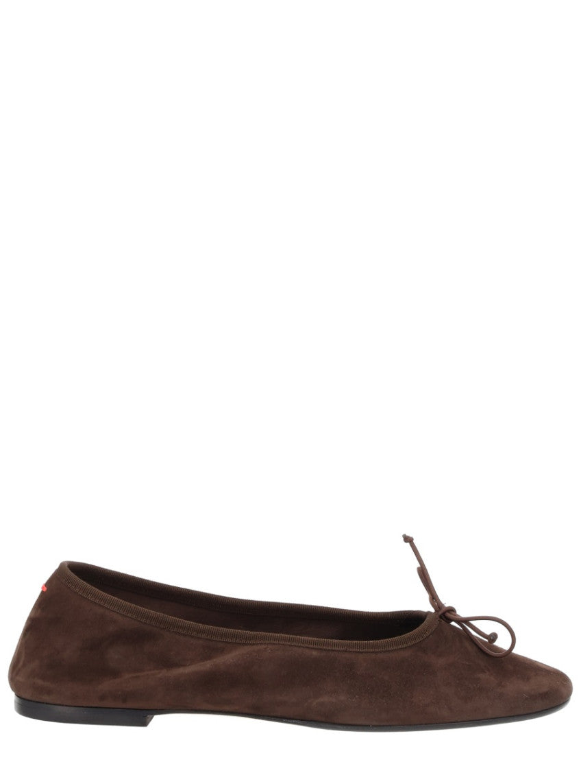 Brown Slip On Ballet Flats 1